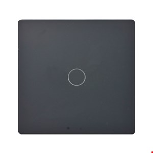 کلید لمسی تک پل تویا شیشه ای مشکی Zigbee 